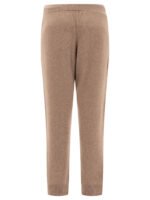 "Auralee" pantalon jogging femme marron en cachemire – Image 2