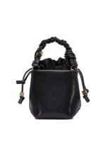 "Ganni" sac seau femme noir Bou en matière recyclée – Image 3