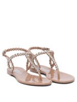 "Aquazzura" sandales femme roses en PVC transparent style glamour – Image 2