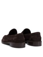 "Tricker's" mocassins homme marron en suède – Image 4