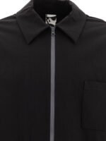 "Gr10K" Veste homme noire IBQ Zipped en polyamide – Image 3