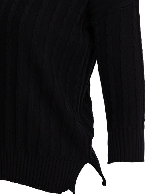 "Rakkì" pull femme noir en coton – Image 4