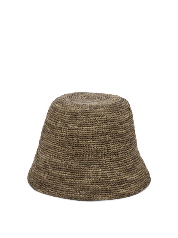 "Ibeliv" Chapeau femme marron en raphia coupe standard – Image 3