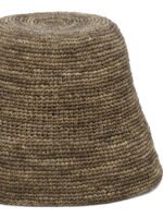 "Ibeliv" Chapeau femme marron en raphia coupe standard – Image 4