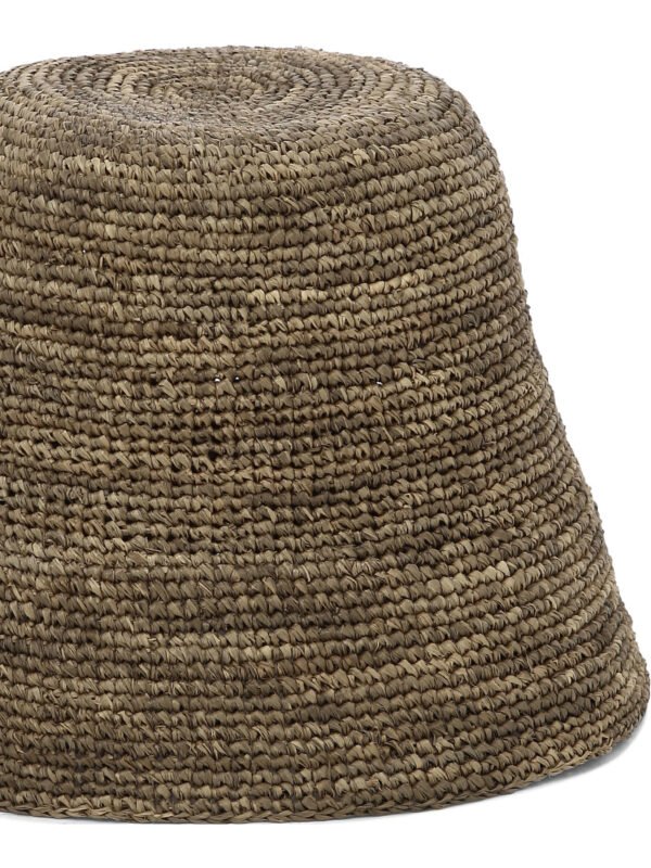 "Ibeliv" Chapeau femme marron en raphia coupe standard – Image 4
