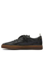 "Officine Creative" Sneakers homme noires en cuir coupe standard – Image 3