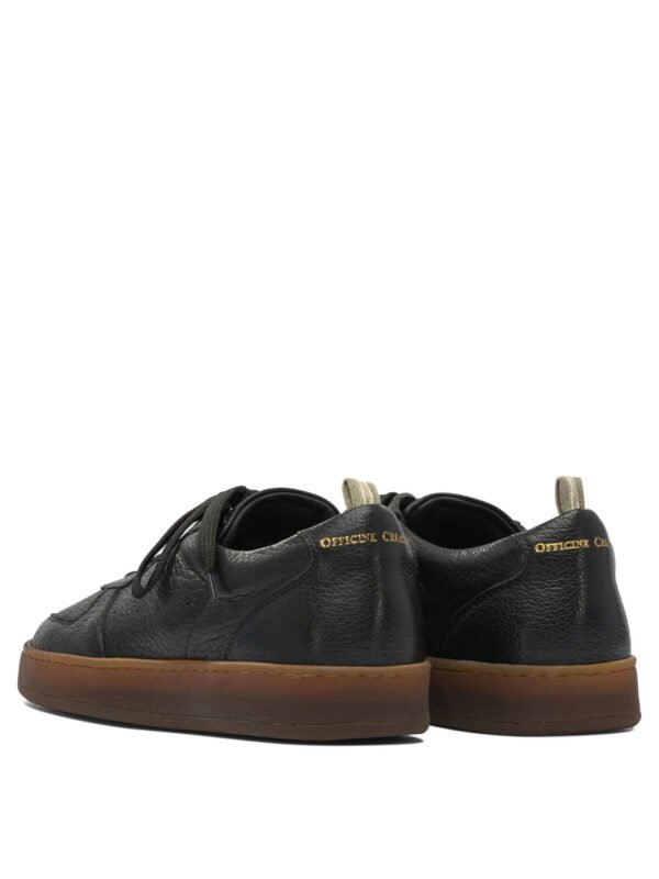 "Officine Creative" Sneakers homme noires en cuir coupe standard – Image 4
