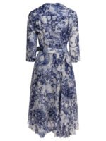"Samantha Sung" robe femme bleue en coton – Image 2