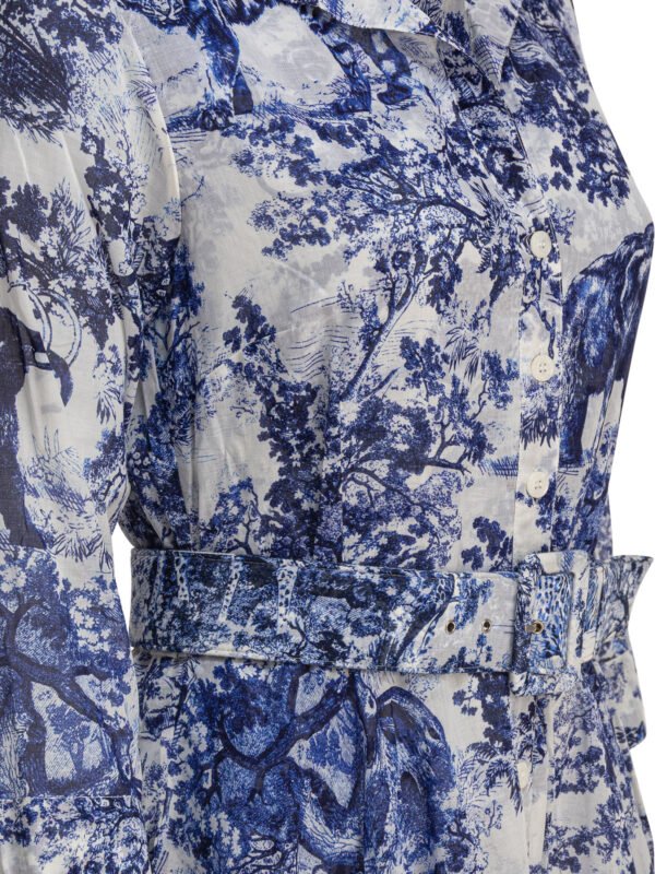 "Samantha Sung" robe femme bleue en coton – Image 4