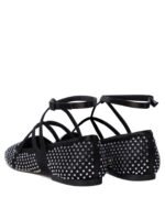 "Jimmy Choo" ballerines femme noires en tulle et cuir – Image 4