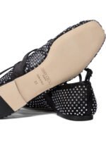"Jimmy Choo" ballerines femme noires en tulle et cuir – Image 5