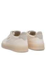 "Autry" sneakers femme beige Medalist en toile et suède – Image 4