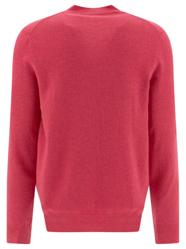 "Comme Des Garçons Play" cardigan homme rose en laine – Image 2
