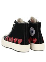 "Comme Des Garçons Play x Converse" sneakers homme noires – Image 4