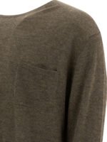 "Acne Studios" pull col rond homme vert en cachemire – Image 4