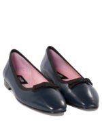 "Carel" ballerines Ballet femme bleues en cuir - Image 2