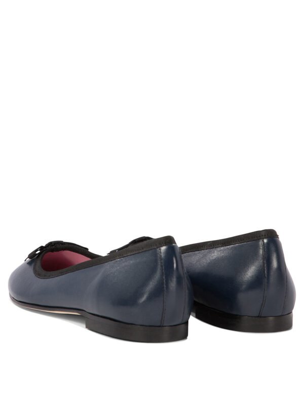 "Carel" ballerines Ballet femme bleues en cuir - Image 4