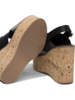 "Paloma Barceló" sandales femme noires en cuir – Image 5