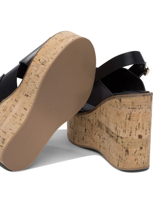 "Paloma Barceló" sandales femme noires en cuir – Image 5