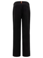 "Gr10K" pantalon Landscape homme noir laine vierge coupe large taille mi-haute – Image 2