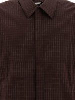 "Gr10K" surchemise Bilitis homme marron coton coupe regular – Image 3