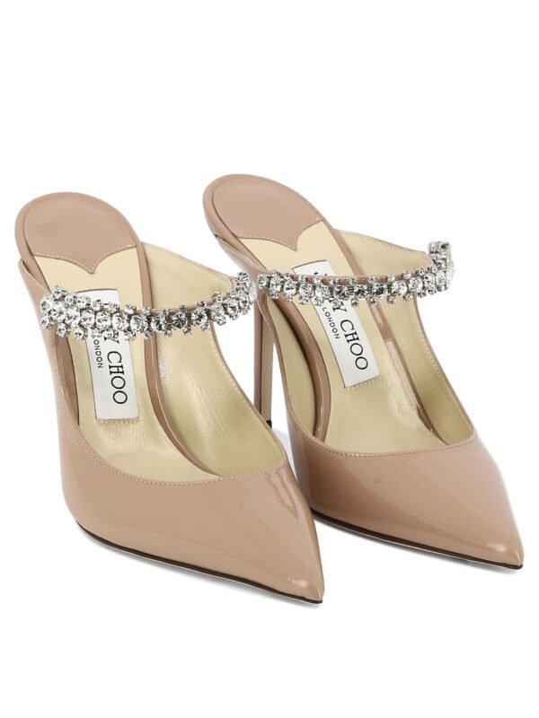 "Jimmy Choo" escarpins femme beiges en cuir - Image 2