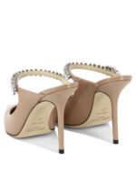 "Jimmy Choo" escarpins femme beiges en cuir - Image 4