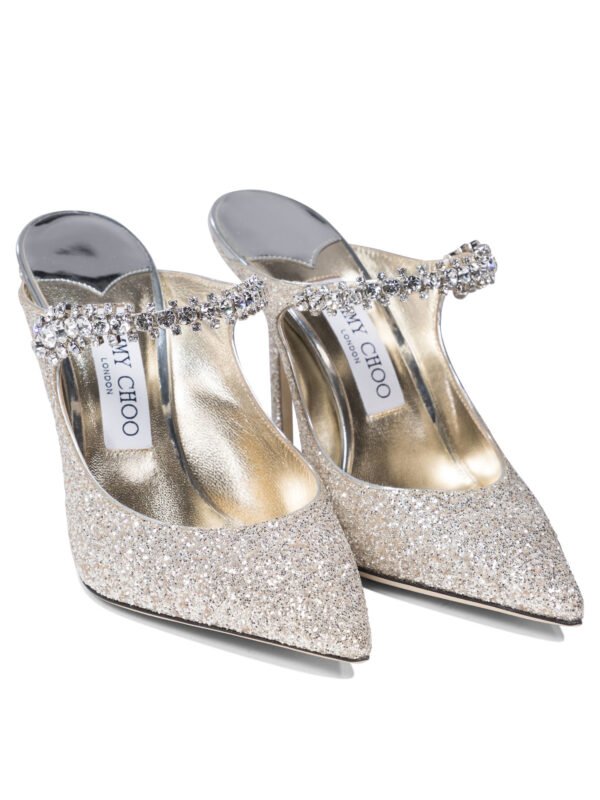 "Jimmy Choo" sandales femme grises en cuir – Image 2