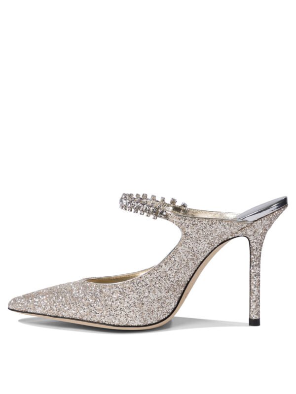"Jimmy Choo" sandales femme grises en cuir – Image 3