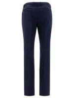 "Givenchy" pantalon tailleur à rayures homme bleu en laine vierge coupe slim – Image 2