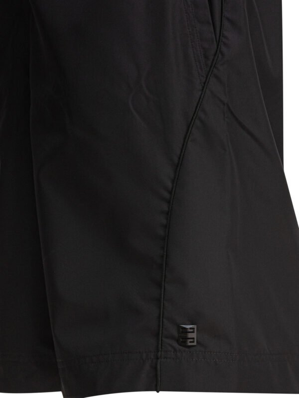 "Givenchy" short 4G logo noir en polyester coupe regular pour homme – Image 4
