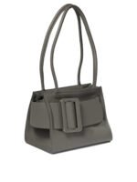 "Boyy" sac bandoulière Bobby 23 Soft gris en cuir de veau et suède pour femme – Image 2