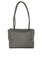 "Boyy" sac bandoulière Bobby 23 Soft gris en cuir de veau et suède pour femme – Image 3