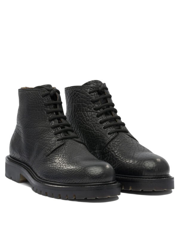 "Officine Creative" Bottines homme noires en cuir coupe standard – Image 2
