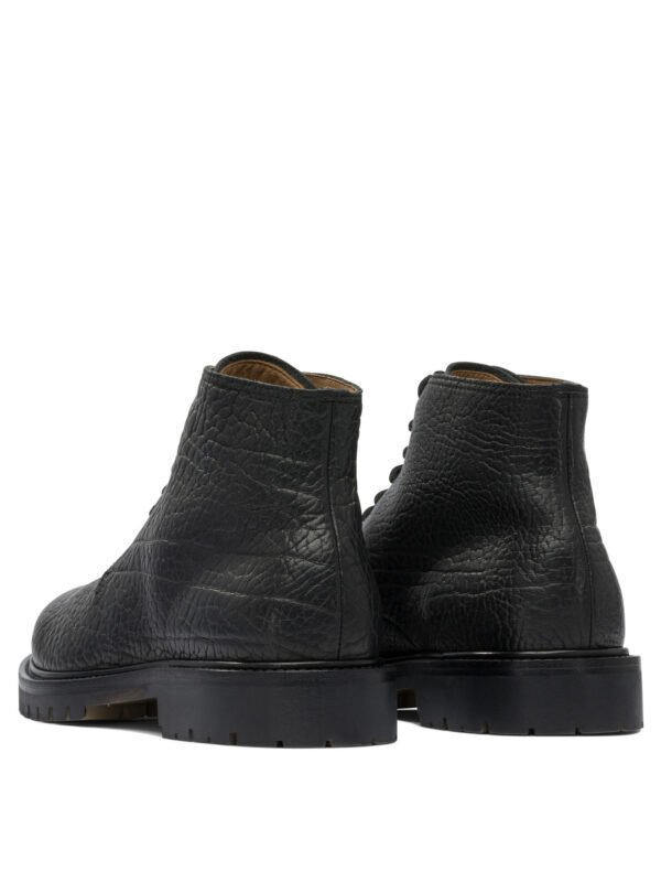 "Officine Creative" Bottines homme noires en cuir coupe standard – Image 4