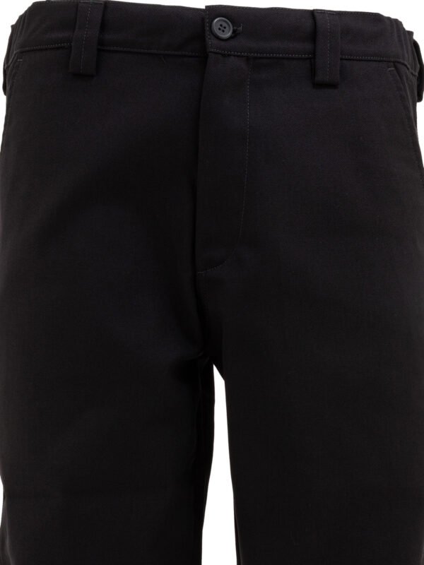"Gr10K" pantalon noir en coton pour homme coupe ample – Image 3