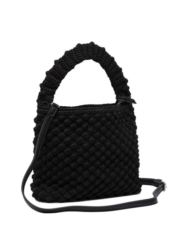 "Gianni Chiarini" sac à main Bella noir en tissu pour femme – Image 2