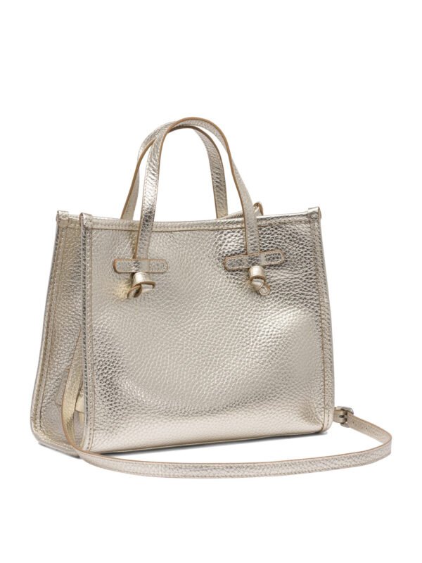 "Gianni Chiarini" sac porté épaule femme doré en cuir Marcella – Image 2