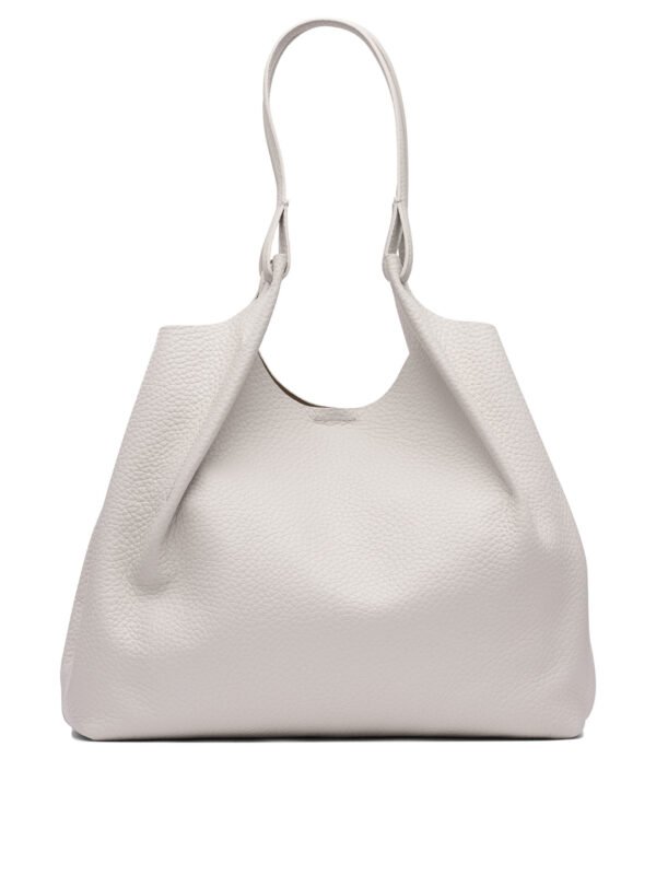 "Gianni Chiarini" sac porté épaule femme blanc en cuir Dua – Image 3