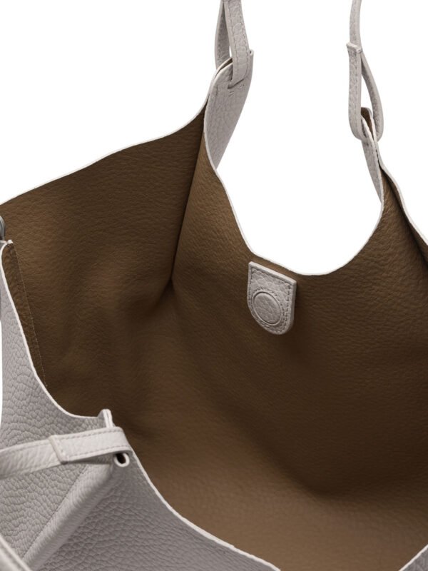 "Gianni Chiarini" sac porté épaule femme blanc en cuir Dua – Image 5
