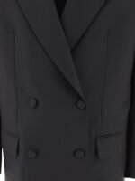 "Givenchy" Veste femme noire en laine coupe oversize – Image 3