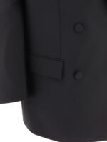 "Givenchy" Veste femme noire en laine coupe oversize – Image 4