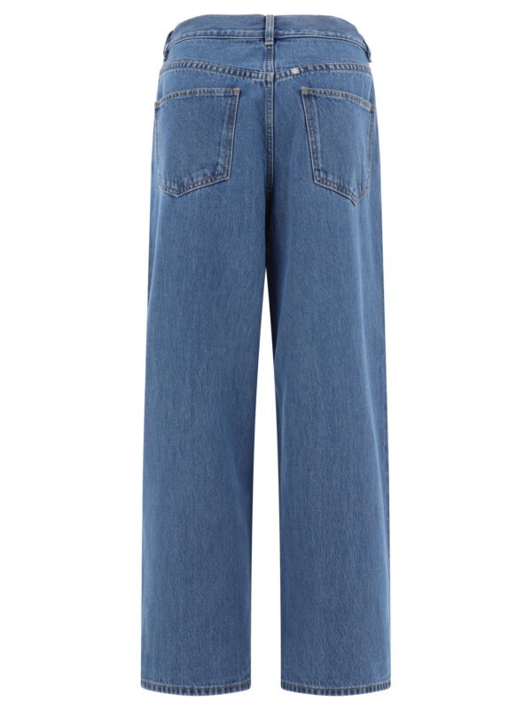 "Givenchy" jean oversize bleu clair en denim coupe ample pour femme – Image 2