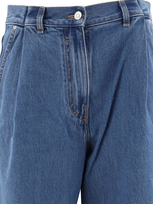 "Givenchy" jean oversize bleu clair en denim coupe ample pour femme – Image 3