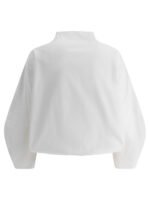 "Givenchy" chemise femme blanche cropped en popeline de coton – Image 2