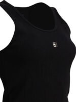 "Givenchy" débardeur côtelé noir en coton pour femme – Image 4