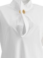 "Givenchy" chemise femme blanche en coton – Image 3