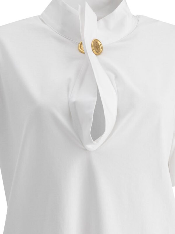 "Givenchy" chemise femme blanche en coton – Image 3