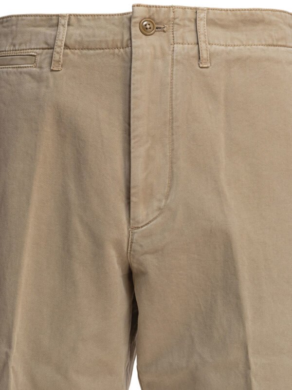 "Alex Mill" pantalon homme beige coupe droite en coton - Image 3