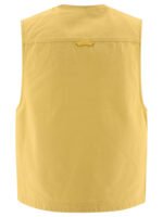 "Acne Studios" veste sans manches homme jaune en toile de coton - Image 2